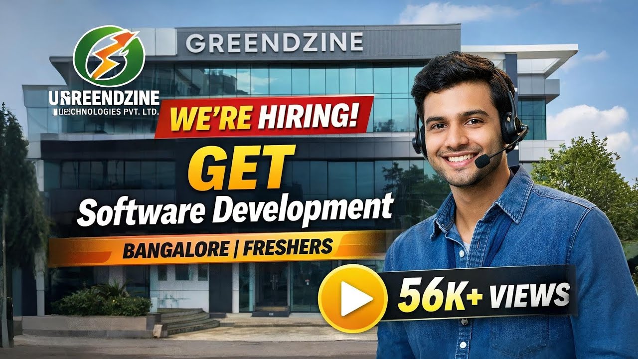 Greendzine Technologies Hiring | GET Software Development | Bangalore | Freshers Job #offcampusdrive