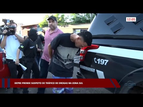 DEPRE prende suspeito de tráfico de drogas na zona sul 30 01 2023
