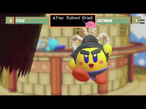 Croc (Wrestler) vs Justinian (Water) - Kirby Fighters 2 - ASG3 Winner's Finals