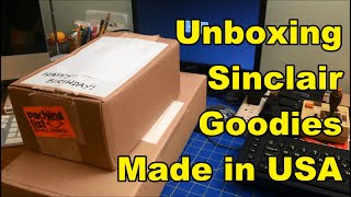 Quick Clip: Unboxing Some Sinclair Goodies Made in the USA