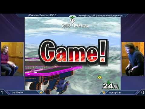 MMOM180 SSBM - bonfire10 (Sheik) vs. Haiku (Fox) - Melee WSF