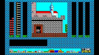 Sharp X1 Game: Romancia - Dragon Slayer Jr. (1986 Falcom)