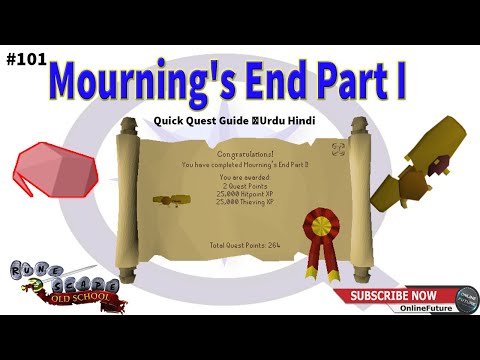 OSRS│How To Complete Mourning's End Part I Quest 2021│Urdu Hindi