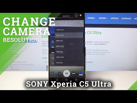 How to Change Camera Resolution in SONY Xperia C5 Ultra – Set Photo Resolution