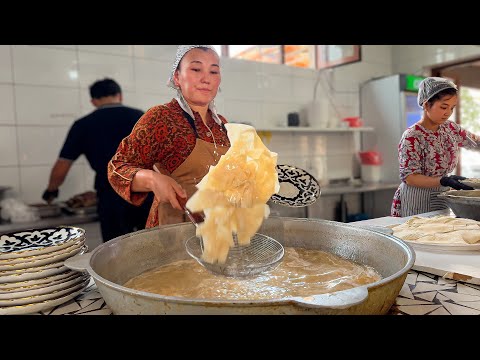 BESHBARMAK - KAZAKH or UZBEK National FOOD? Tons of MEAT for ONE DISH BESHBARMAK Like Never Before!