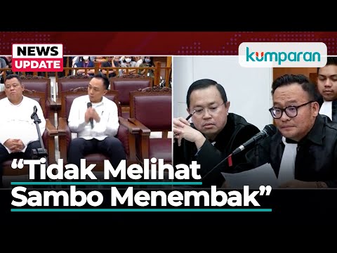 Ricky Rizal Klaim Tidak Melihat Sambo Tembak Yosua