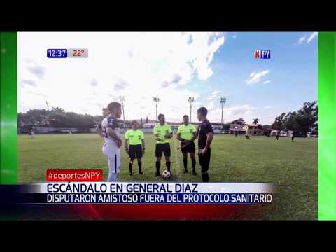General Díaz disputó amistoso fuera del protocolo sanitario de la APF