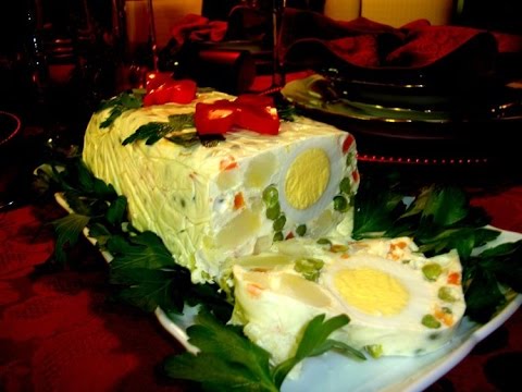 Special Occasion Salad by Helen M Radics - Great for Christmas (Karacsonyi Franciasalata)