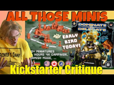 DOMINATE & DELEGATE ? - Kickstarter Critique Review