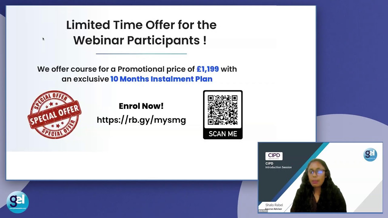 Step into HR: An Introductory Webinar to CIPD Level 3 Foundation Certificate with Dr. Paul Turner
