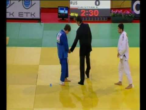 JUDO 2009 Tournois de Paris: Salamat Utarbayev (KAZ) - Arsen Galstyan (RUS)