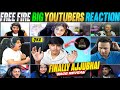 All YouTubers REACTION On AJJUBHAI FACE REVEAL AJJUBHAI REAL FACE REVEAL AJJUBHAI FIRST VLOG