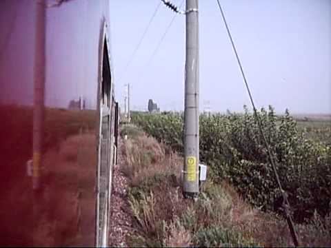 FILMAT DIN TRENUL PERSONAL 8213 INTRE BRAILA-GALATI.