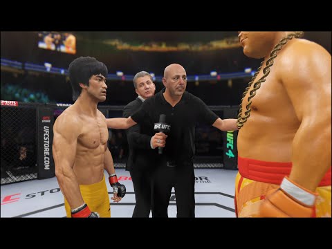 Bruce Lee vs. Happy Buddha - EA Sports UFC 4 - Epic Fight 🔥🐲