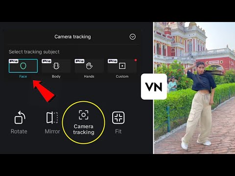 Vn Camera Tracking Video Editing | Face Tracking Video Editing In Vn App | Camera Tracking Effect