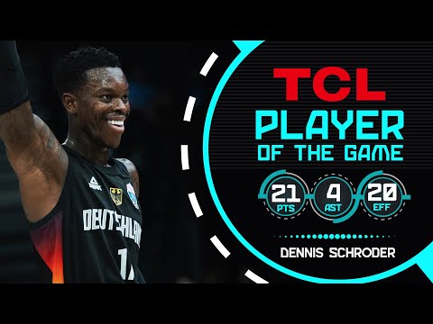 Dennis Schroder (21 PTS) leads the attack for GER 🇩🇪 win against MNE 🇲🇪 at #EuroBasket 2025!