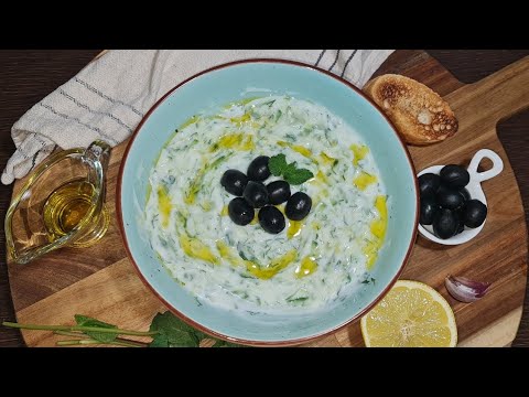 Vegan Tzatziki Sauce 🥒✨ | Easy & Creamy Greek Dip Recipe 🌱