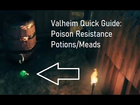 Valheim Quick Guide: Poison Resistance Potions/Mead