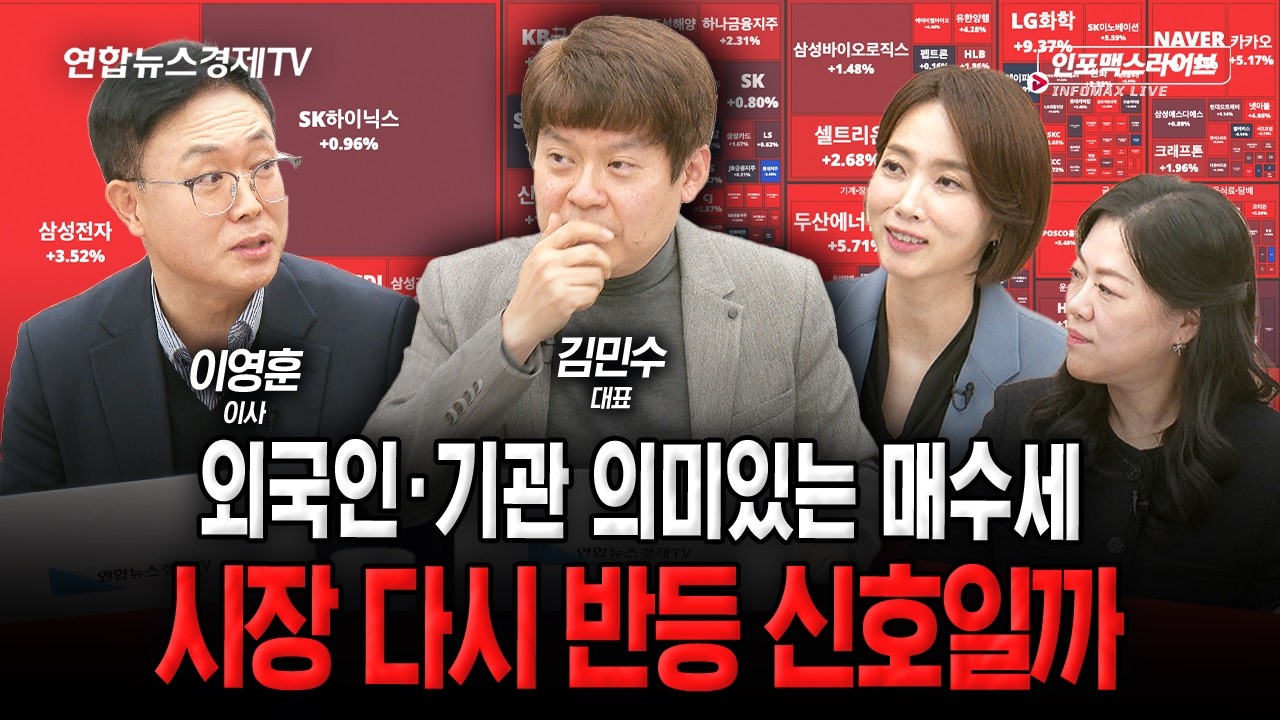 6일 연속 음봉을 깨는 상승, 바닥 신호 나왔다 (김민수, 이영훈) | 인포맥스라이브 251126