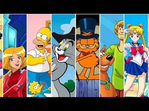 maratona de desenhos, é muito bom para as crianças ficarem em casa