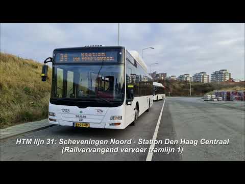 HTM lijn 31: Scheveningen Noord - Station Den Haag Centraal | 2021