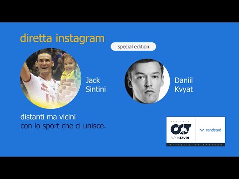 Diretta IG Randstad Sport - Jack Sintini e Daniil Kvyat - 13 maggio 2020