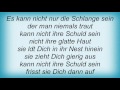 Rosenstolz - Schlange Lyrics