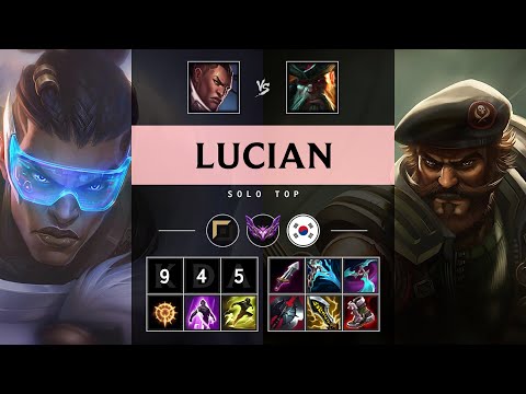 Lucian Top vs Gangplank - KR Master Patch 25.11
