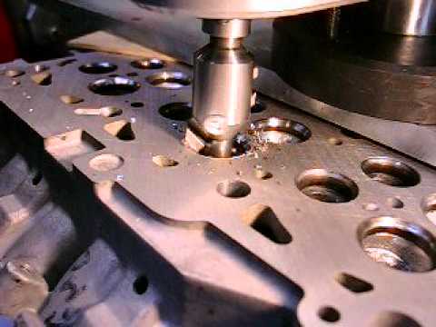 Ventilsitze vom Zylinderkopf fräsen