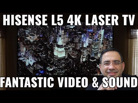 Get ready for super bowl Sunday with the NEW HISENSE L5 4k Laser TV