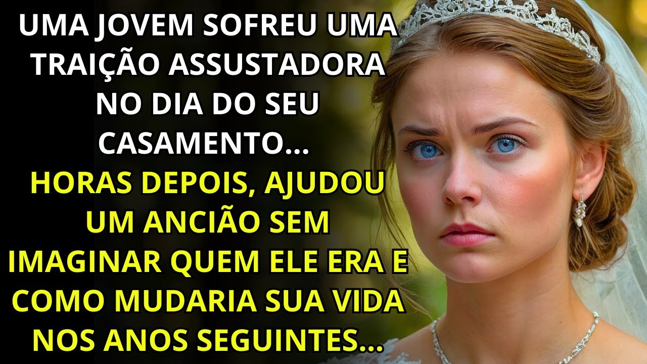 A JOVEM SOFREU UMA TRAIÇÃO ASSUSTADORA NO DIA DO SEU CASAMENTO. HORAS DEPOIS, ELA AJUDOU UM...
