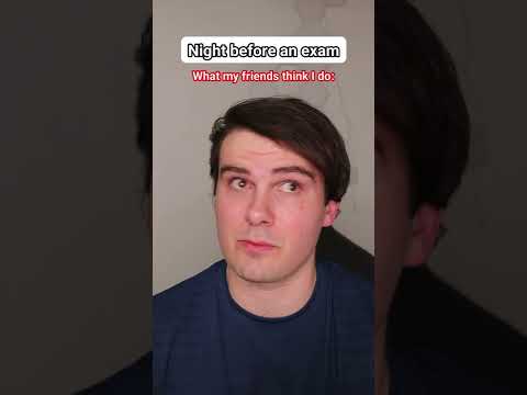 Night before an exam #shorts