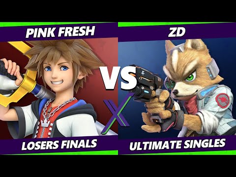 S@X 474 Losers Finals - Pink Fresh (Sora, Wolf) Vs. ZD (Fox) Smash Ultimate - SSBU