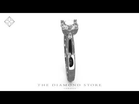 UT27 - Certified 0.90CT Grace Engagement Ring