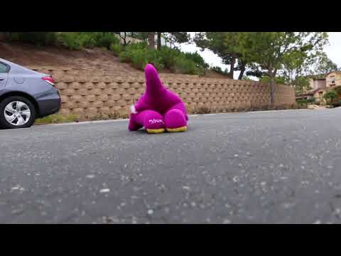 Smashing and Burning Barney