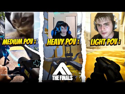 MEDIUM vs HEAVY vs LIGHT POV in game THE FINALS | THE FINALS GAME