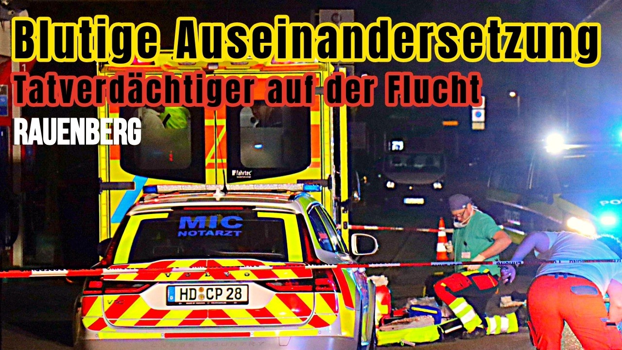 Messerattacke an Tankstelle in Rauenberg – Tatverdächtiger auf der Flucht