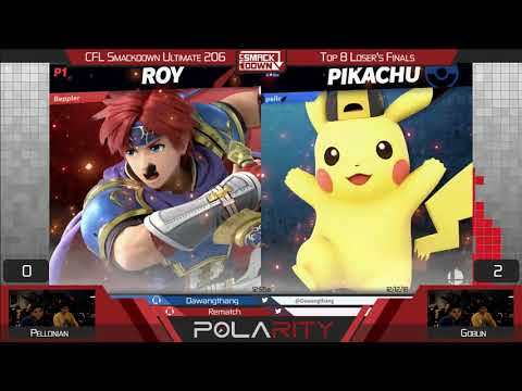 CFL Smackdown 206 Ultimate - Pellonian (Falco, Pikachu) vs Goblin (Roy) - Losers Finals