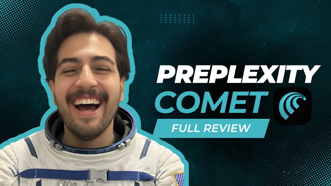 Thumbnail for Vollständige Review von Perplexity Comet: Ist das die Zukunft der KI-Suche?