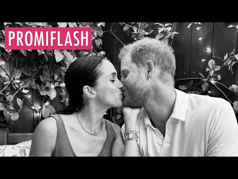 Süßer Valentinsgruß: Meghan teilt Kussfoto mit Prinz Harry