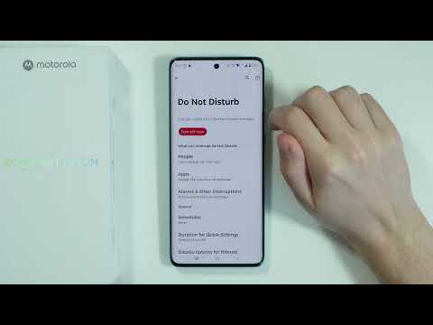 Motorola Edge 60 Fusion: How to Turn ON/OFF Do Not Disturb (DND Mode)