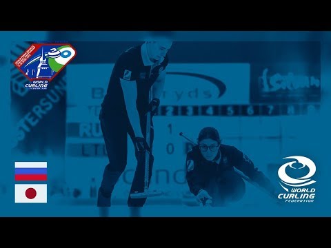 Russia v Japan - Round-robin - World Mixed Doubles Curling Championship 2018