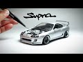 BUILDING A TOYOTA SUPRA REPLICA MODEL CAR 1 24 Scale Tamiya