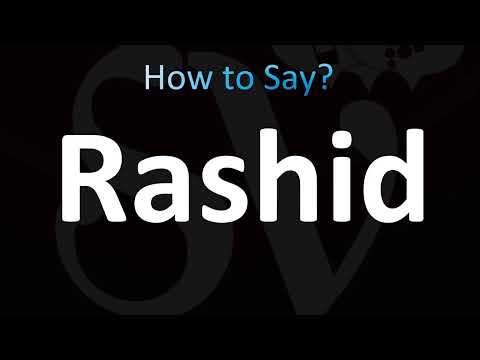 How to Pronounce Rashid (CORRECTLY!)