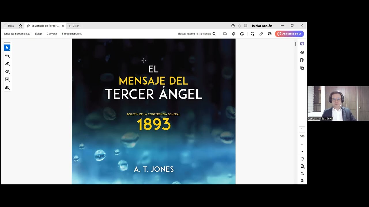 "EL MENSAJE DEL TERCER ANGEL. PARTE 14. Andrés Gómez.