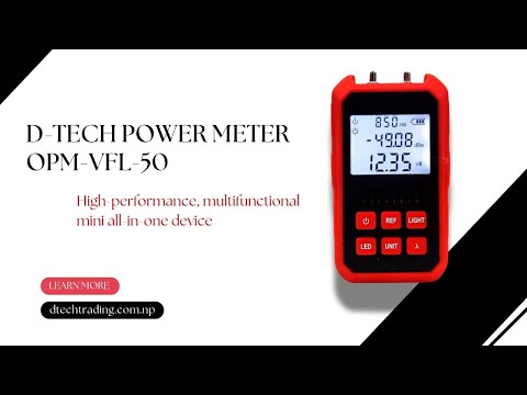 D-TECH Power Meter OPM-VFL-50