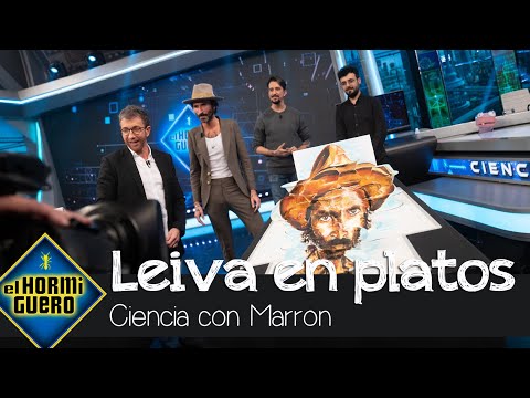 El homenaje a Leiva de Marron hecho con platos - El Hormiguero