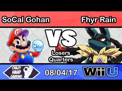 MFDGA 28 - NXT | SoCal Gohan (Mario) vs Fhyr Rain (Lucario) Losers Quarters