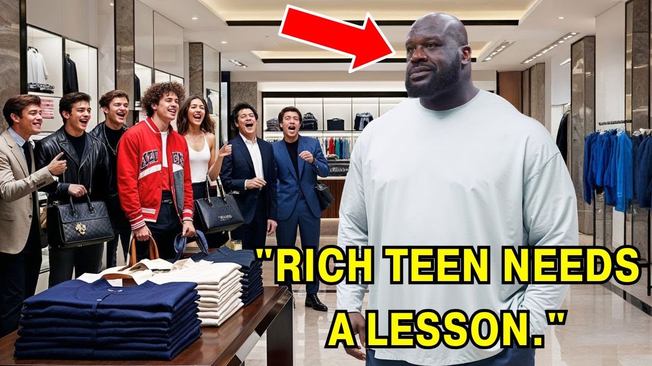 Rich Teen Laughs Big Shaq – Freezes When He Buys the Whole Store!