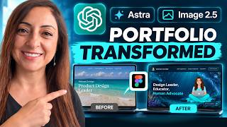 I Redesigned My Portfolio with ChatGPT Astra, Image 2.5 & Figma MCP!